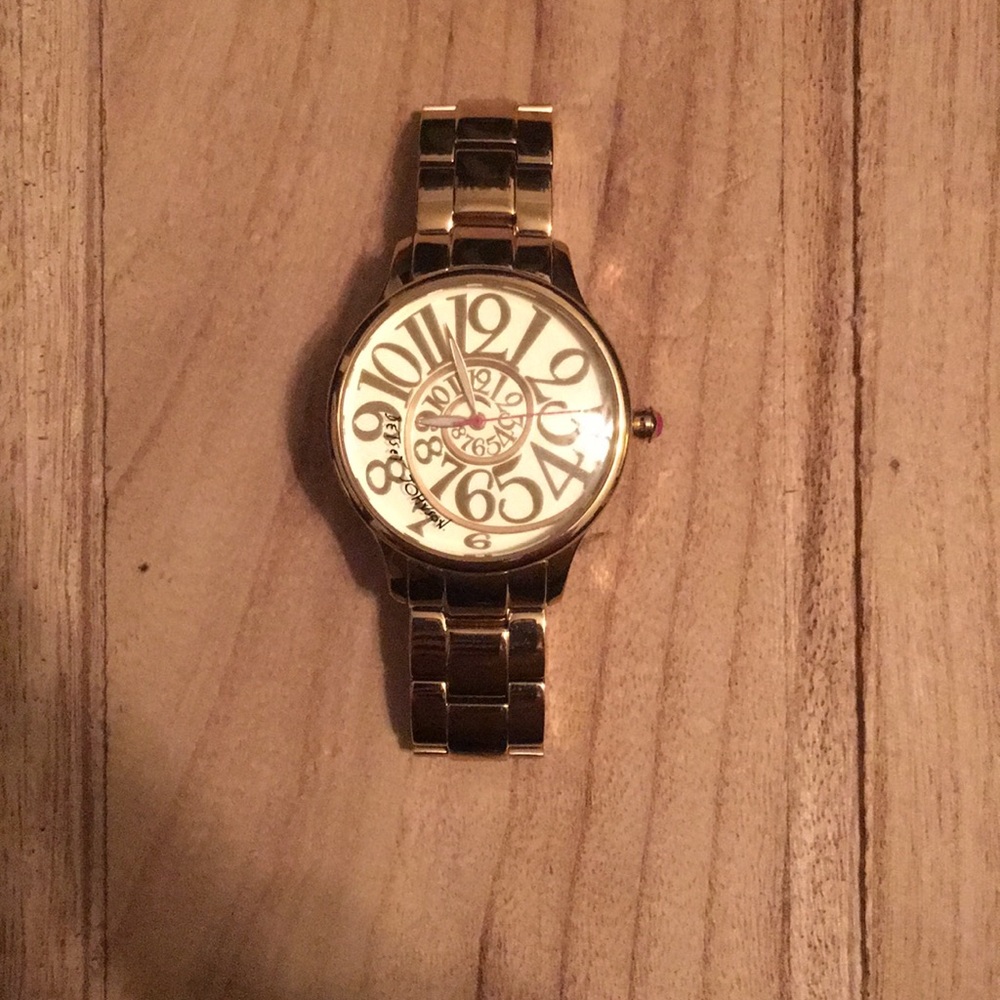 Betsey Johnson Gold Watch